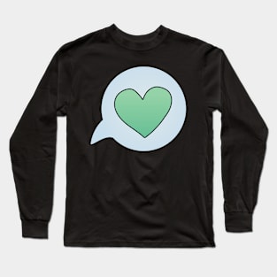 I Love You (mint) Long Sleeve T-Shirt